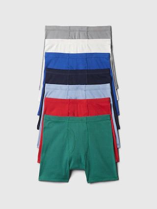 Kids Organic Cotton Boxer Briefs (7-Pack) | Gap (US)