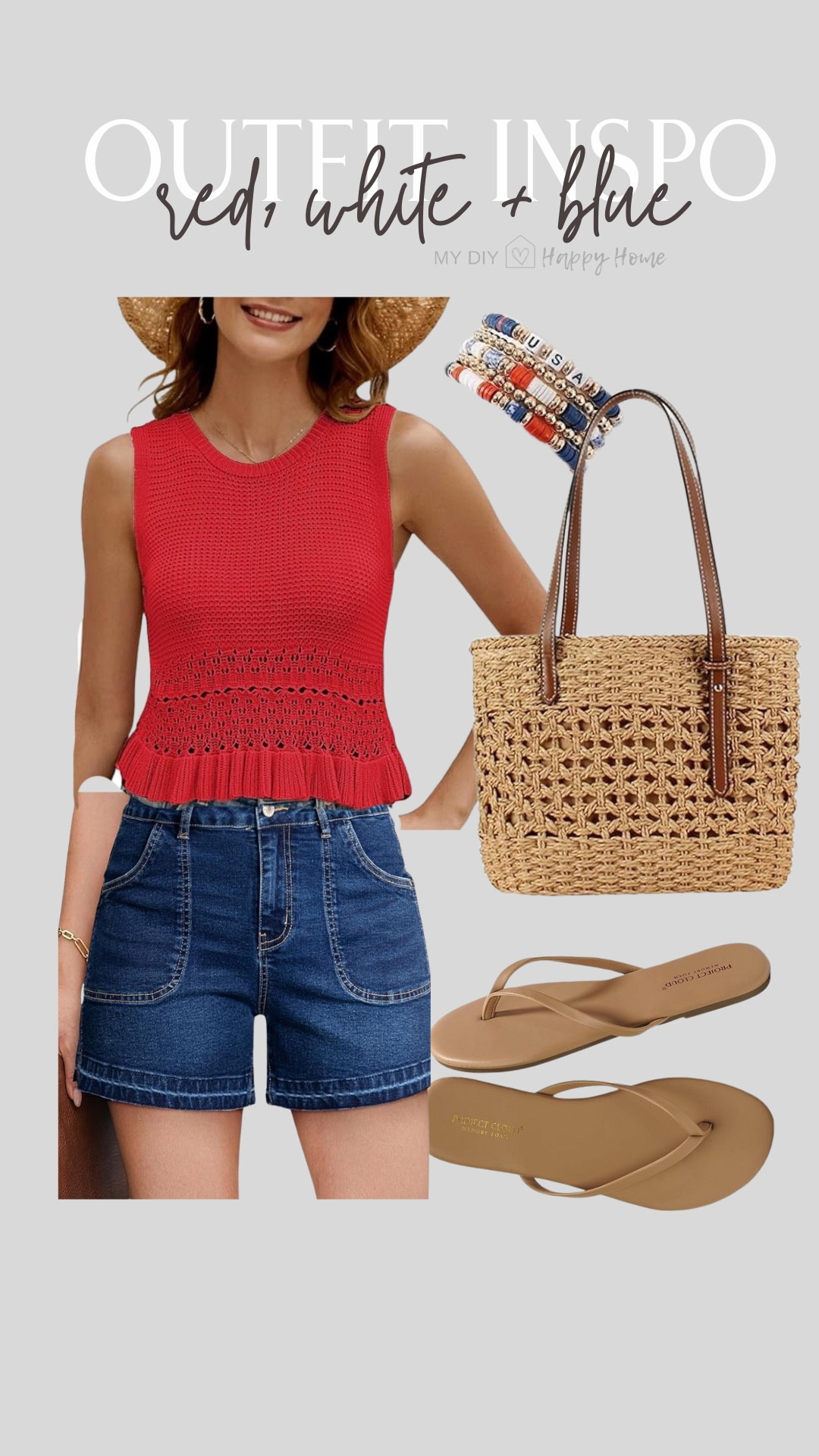 Summer fashion 
Patriotic outfit 
Red white + blue fashion 

#LTKFindsUnder50 #LTKMidsize #LTKSeasonal