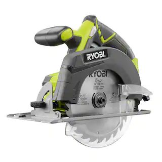 RYOBI ONE+ 18V Cordless 6-1/2 in. Circular Saw (Tool Only) P507 | The Home Depot