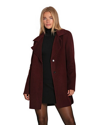Belle & Bloom Women's Ex-Boyfriend Wool Blend Oversized Jacket - Macy's | Macy's