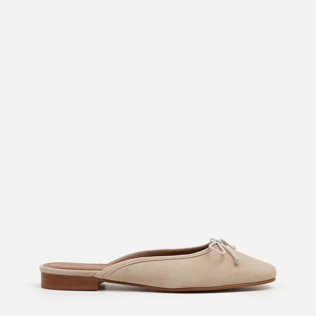 Malva Suede Sand Sandal | Flattered