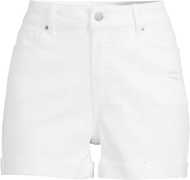 Time and Tru Women's Mid Rise Denim Short | Walmart (US)
