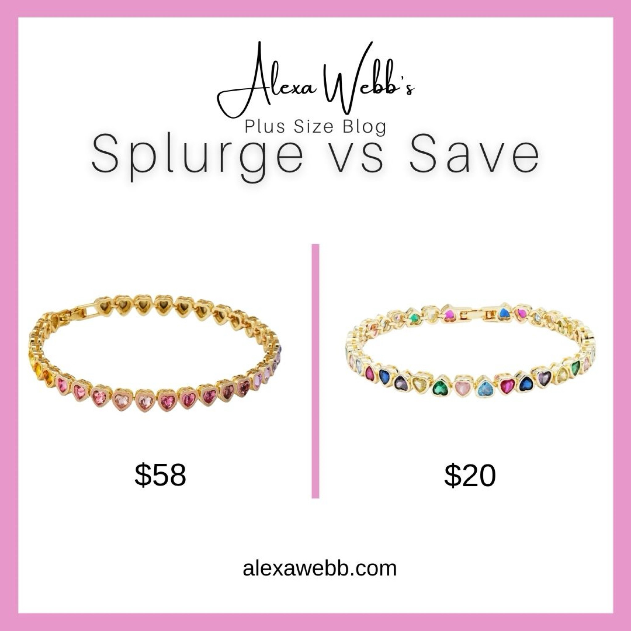 Heart Tennis Bracelet - Splurge vs Save by Alexa Webb #plussize

#LTKGiftGuide #LTKPlusSize #LTKStyleTip