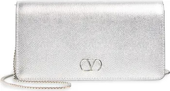 Mini VLOGO Metallic Leather Shoulder Bag | Nordstrom