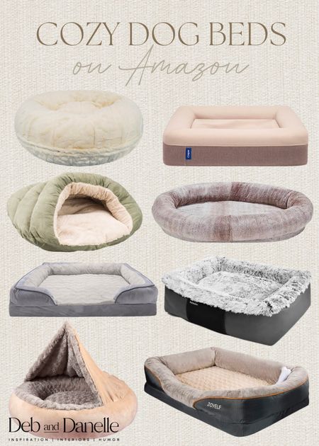 We got Ivy a new dog bed off of Amazon and she LOVES it.  It is the white donut looking one on the top left. 

#LTKFind #LTKunder100 #LTKGiftGuide