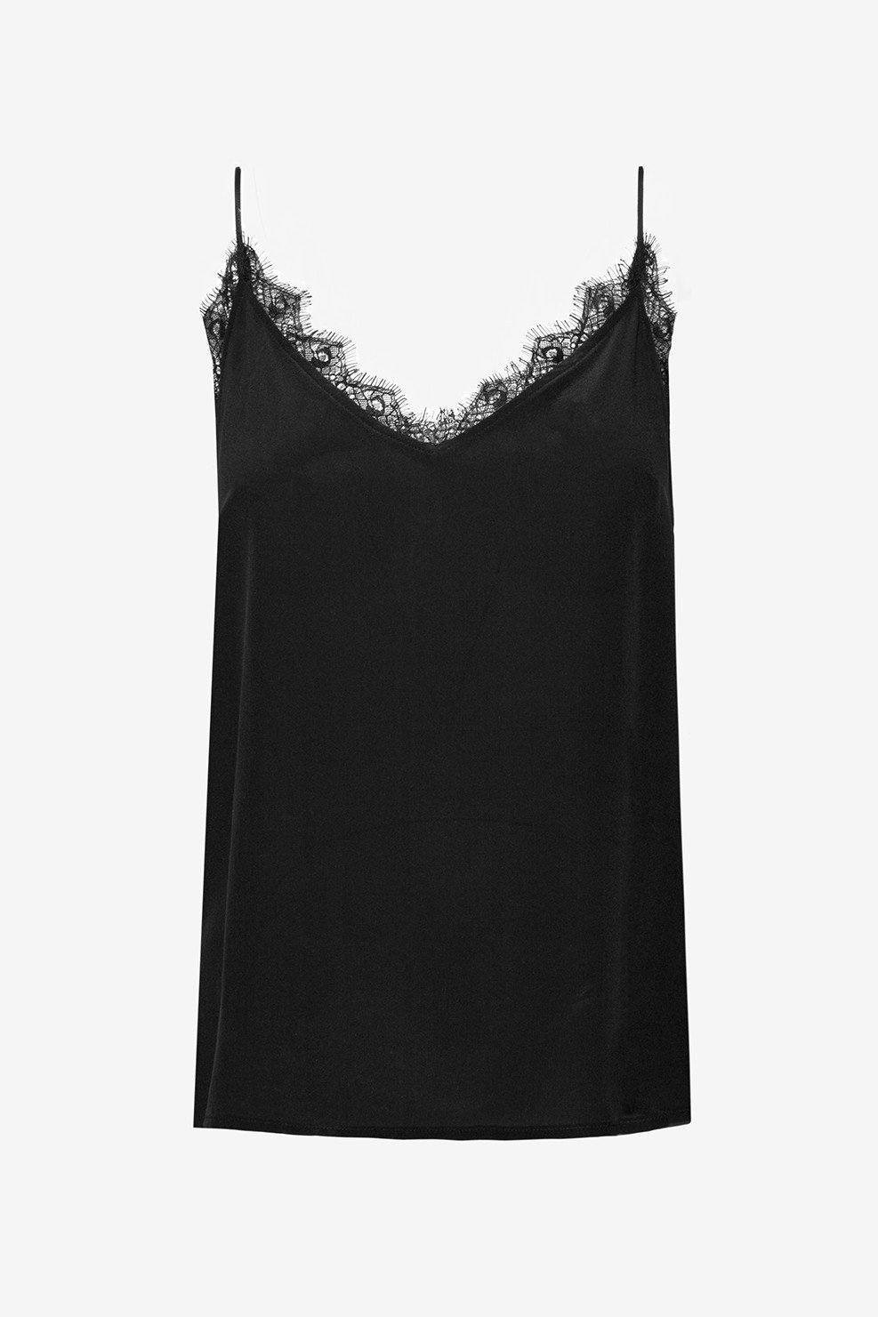 Silk Camisole - Black | ANINE BING