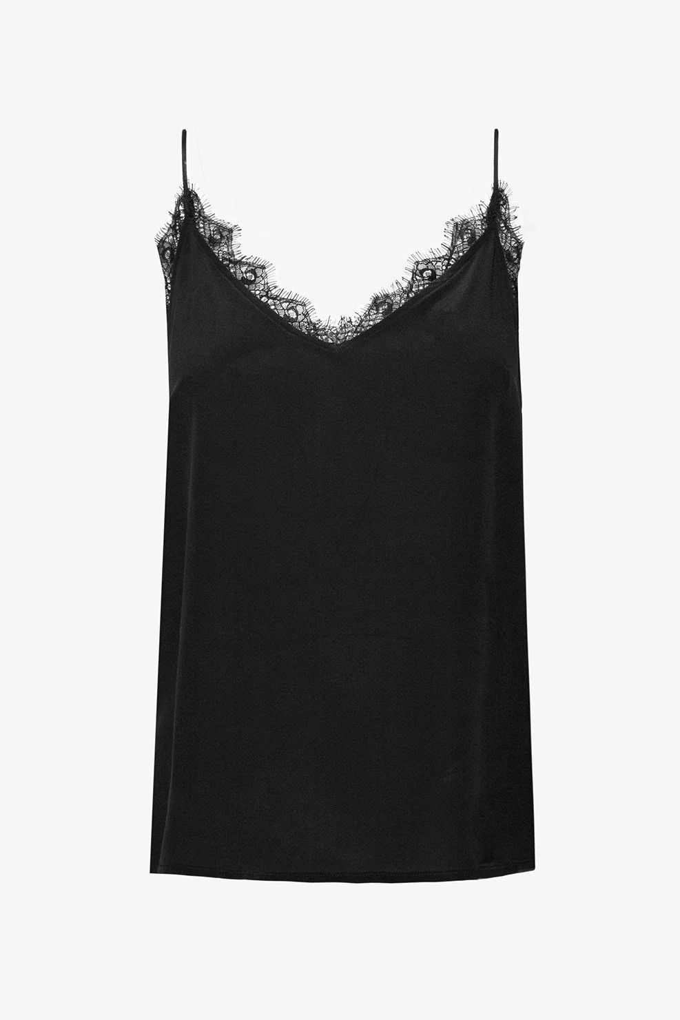 Silk Camisole - Black | ANINE BING