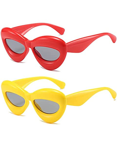 VANLINKER Inflated Fun Lip Shape Sunglasses for Festival Party VL9728 | Amazon (US)