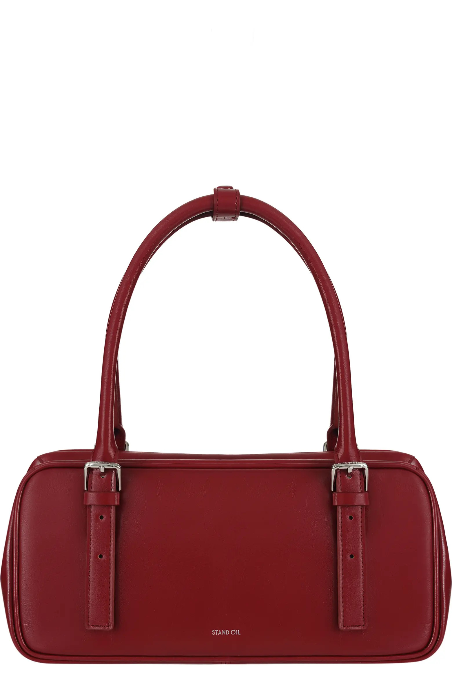Faux Leather Square Bowling Bag | Nordstrom