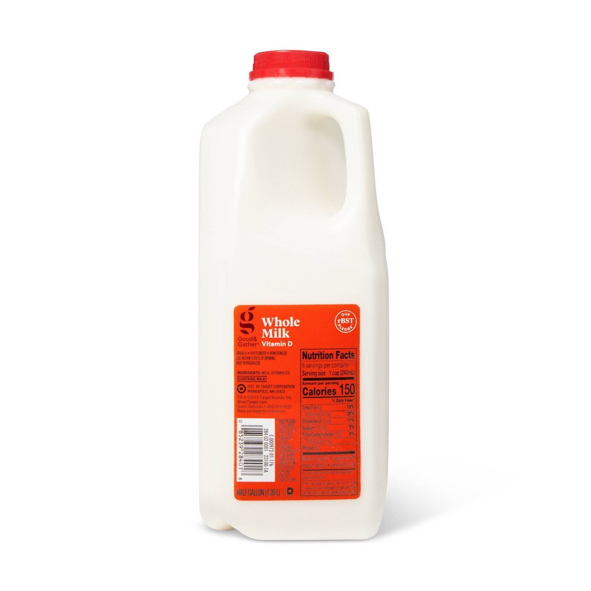 Vitamin D Whole Milk - 0.5gal - Good & Gather™ | Target