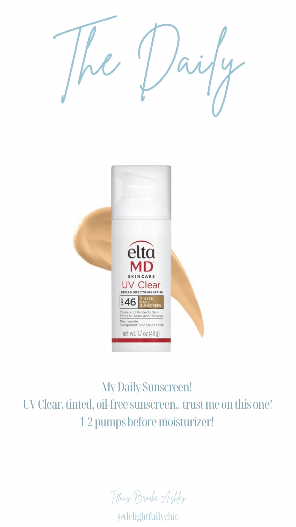 My favorite daily sunscreen! 

Elta MD 


#LTKBeauty #LTKFitness #LTKFindsUnder50