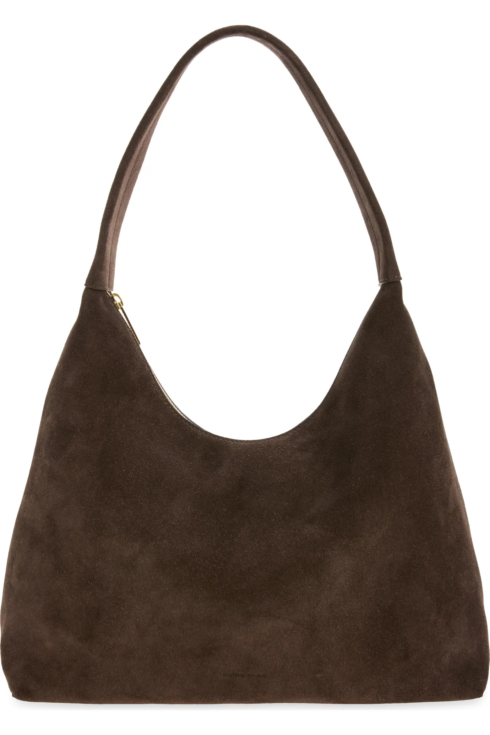 Mansur Gavriel Candy Suede Shoulder Bag (Women) | Nordstrom | Nordstrom