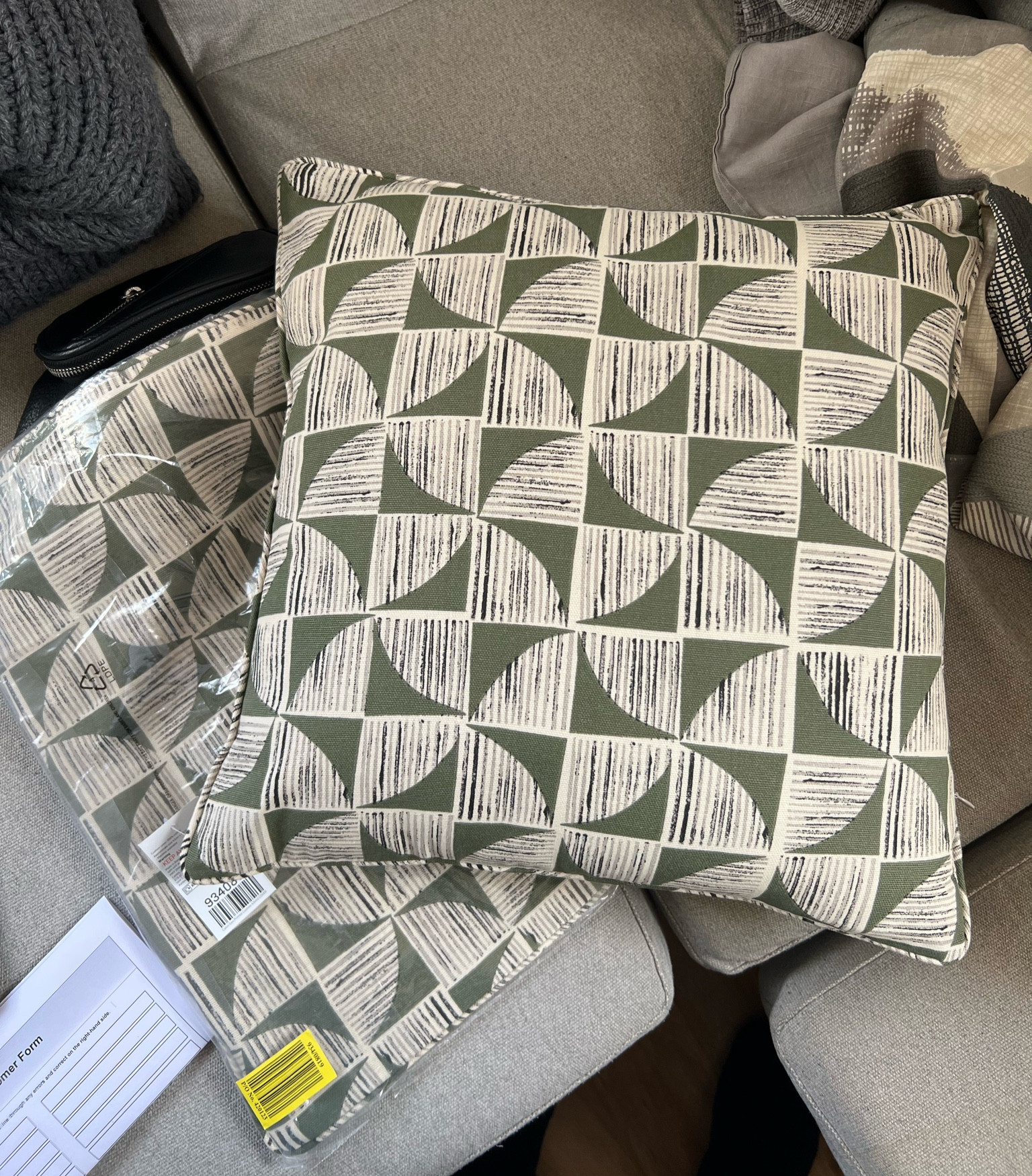 So easy to give my living room a refresh with some new cushion covers! They were a bargain too 🥰 the olive green print will match the new rug and be the perfect accent colour along with the plants I’ve managed to keep alive 😝

#LTKFind #LTKeurope #LTKhome