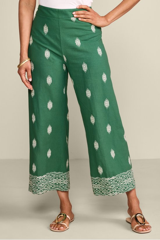Lohara Linen Blend Crop Pants | Soft Surroundings
