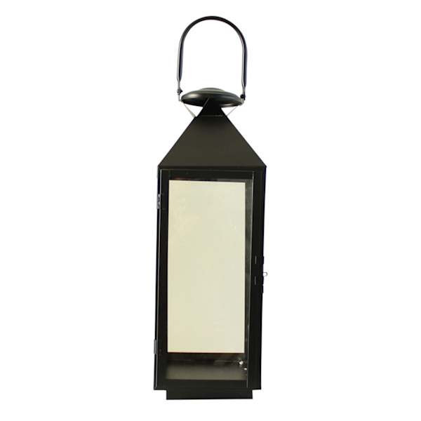 Black Metal Lantern, 21", sold by At Home | At Home
