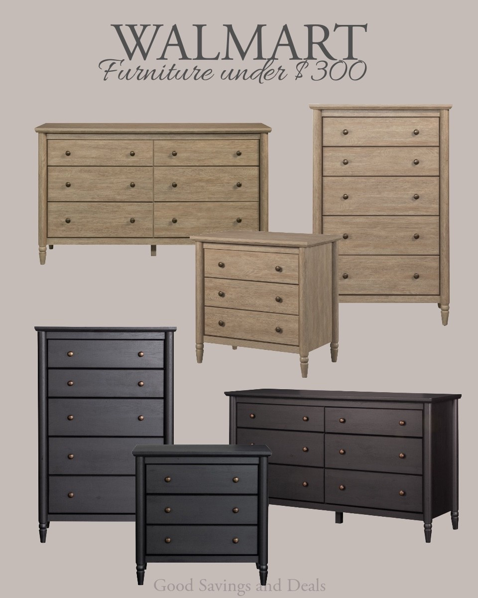 These dressers from My Texas House at Walmart are best sellers and the price is unmatched. Choose between the white oak or black oak finish. Expensive look for less.

#LTKHome #LTKGiftGuide #LTKSaleAlert