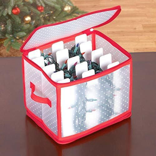 ADEPTNA Premium Christmas LED Lights Storage and Decorations Box with a Strong Carry Handle – Holds  | Amazon (UK)