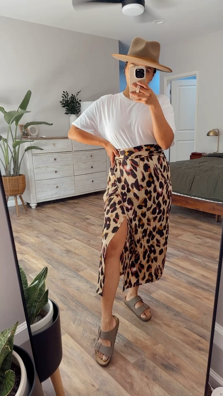 NFD Jaspre wrap leopard print skirt. 

#LTKstyletip #LTKunder100