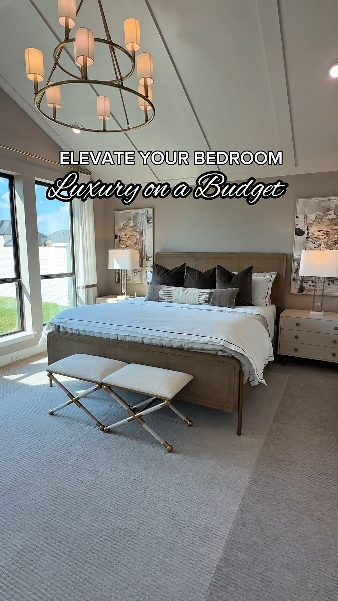 Transform your bedroom into a luxury sanctuary without breaking the bank! #luxurybedroom #bedroomdecor #homedecor 

#LTKHome