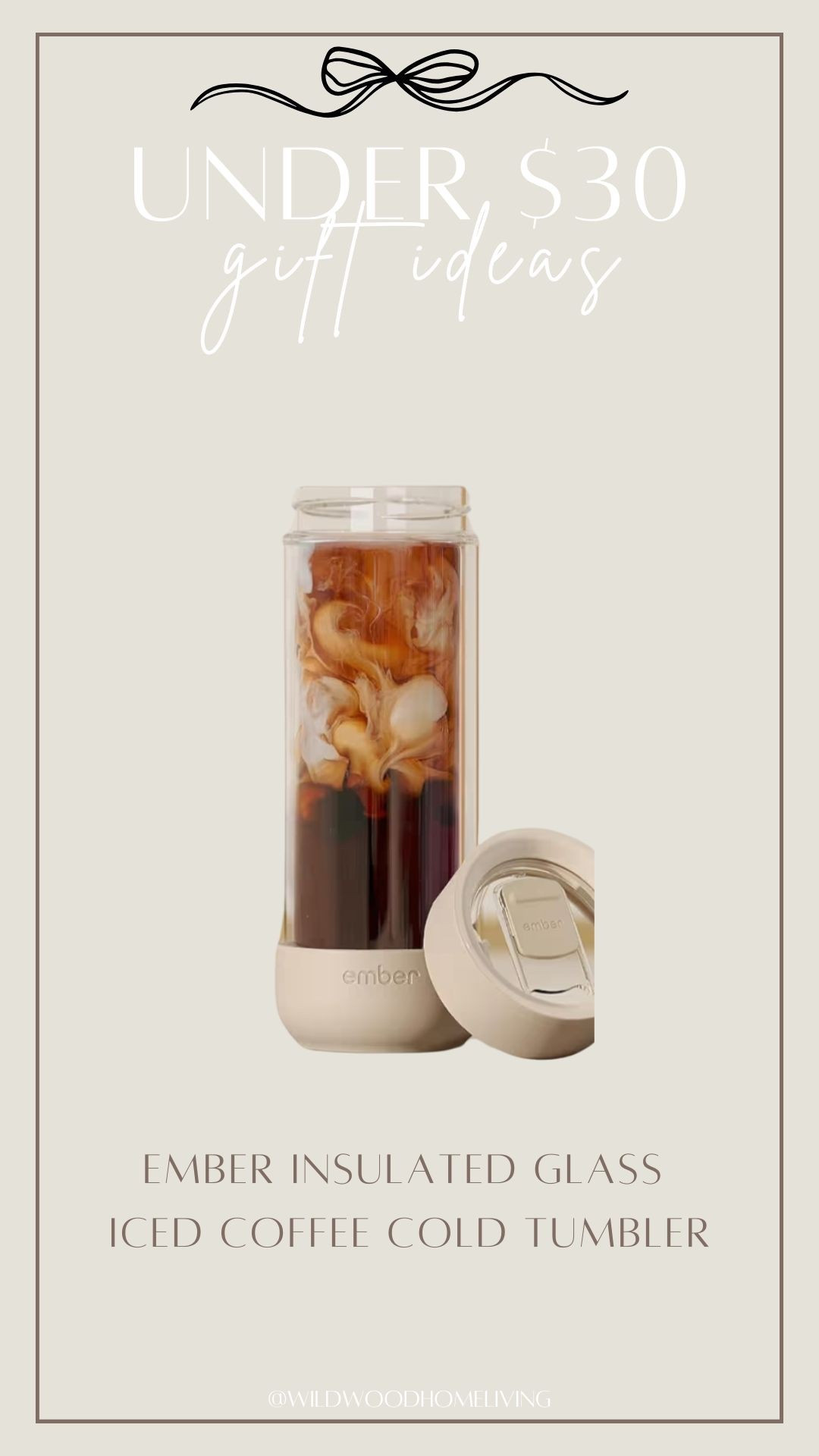 a perfect gift idea for her! This ember insulated glass tumbler is on sale on Amazon & keeps your iced coffee or drinks cold for up to 6 hours! Perfect for on the go.

Gift guide, gifts for her, Amazon finds 

#LTKHoliday #LTKGiftGuide #LTKFindsUnder50