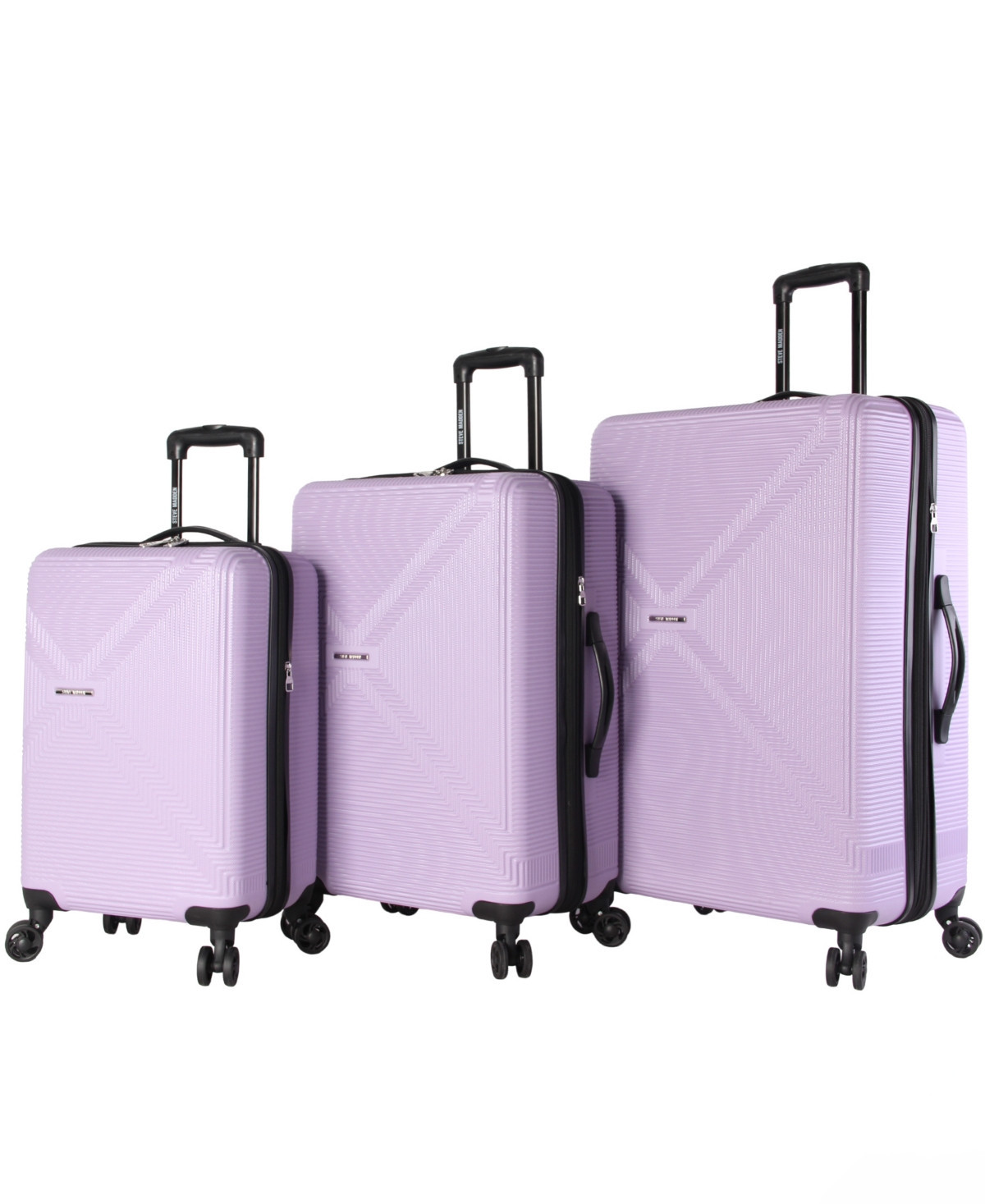 Steve Madden Vixen 3 Piece Luggage - Lavender | Macy's