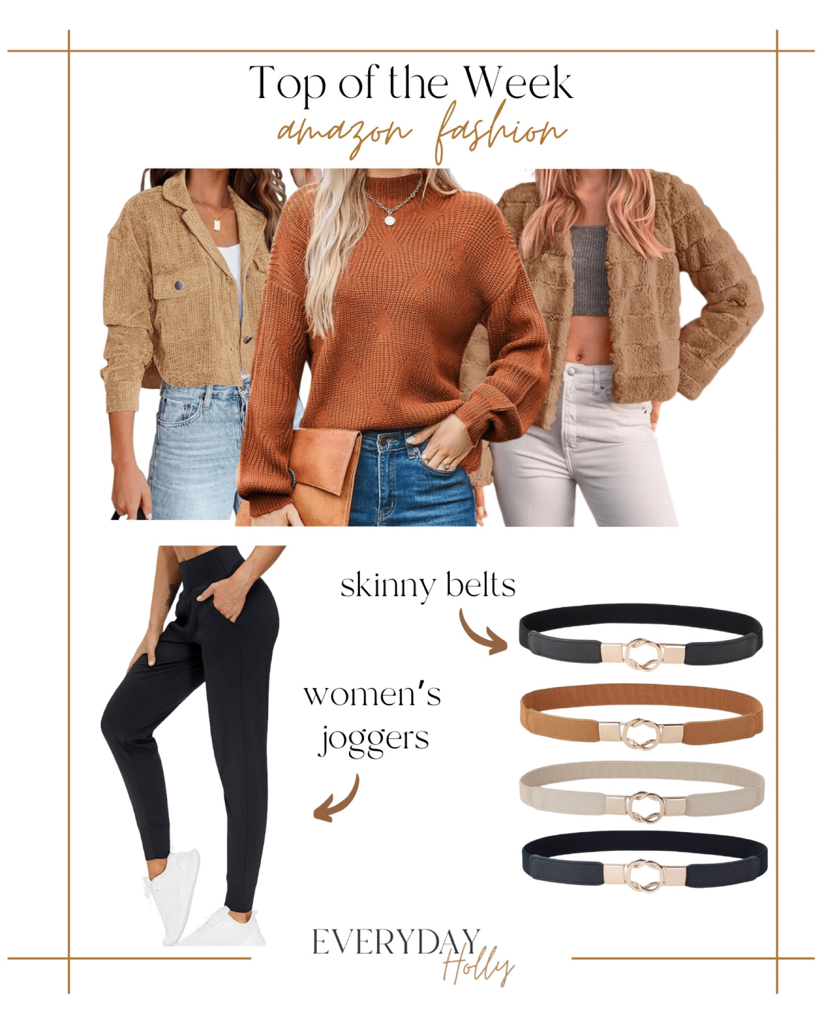 Top 5 Amazon Fashion finds

Fall  Fall fashion  Fall outfits  Fall family photos  Coat  Sweater  Cropped jacket  Joggets  Skinny belt  Workwear  Athleisure  Outerwear

#LTKworkwear #LTKstyletip #LTKfitness