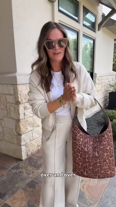 Hold on… Walmart has a set that looks THIS much like SPANX?! 👏 The bomber jacket + wide leg pants are giving elevated athleisure, and I’m loving how put together the whole look feels!

Walmart matching set, SPANX look for less, Walmart fashion, wide leg pants, bomber jacket, neutral matching set, designer inspired outfit, fall athleisure, Walmart fall finds, casual fall outfit, comfy matching set, JulieFranks