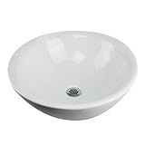 Nantucket Sinks NSV218 Round ceramic vessel sink, White | Amazon (US)
