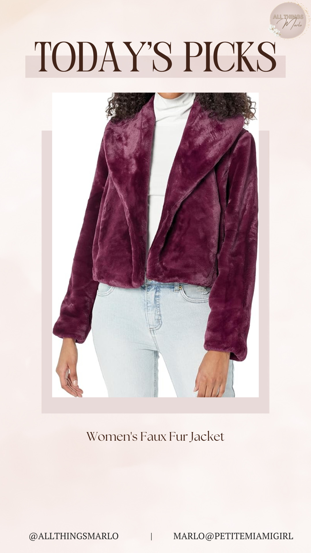 Women's Faux Fur Jacket 

 #LTKSeasonal #LTKOver40 #LTKFindsUnder50