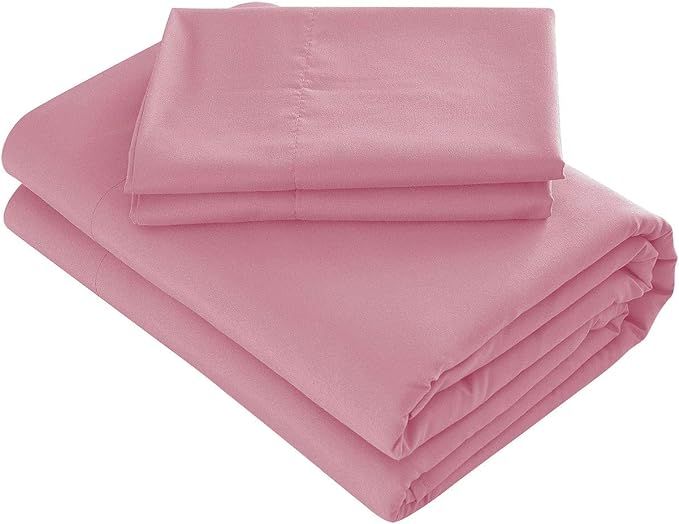 Prime Bedding Bed Sheets - 3 Piece Twin Sheets, Deep Pocket Fitted Sheet, Flat Sheet, Pillow Case... | Amazon (US)