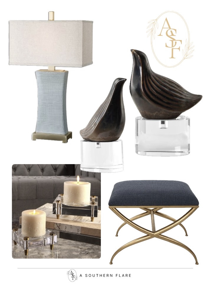 Stylish home decor finds! Perfect for adding a touch of elegance to any room. #HomeDecor #Style lamps/ Benches/ Home Accessories