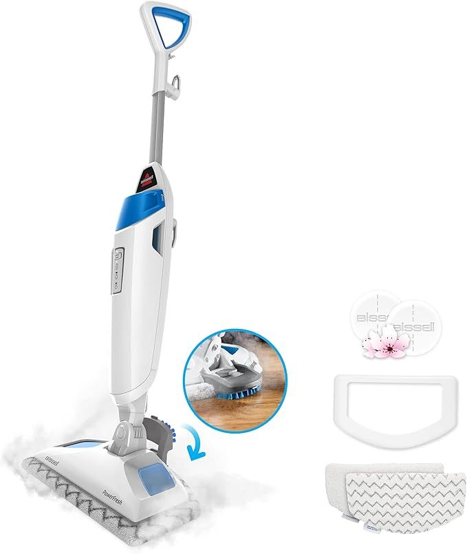 Bissell Power Fresh Steam Mop with Natural Sanitization, Floor Steamer, Tile Cleaner, and Hard Wo... | Amazon (US)