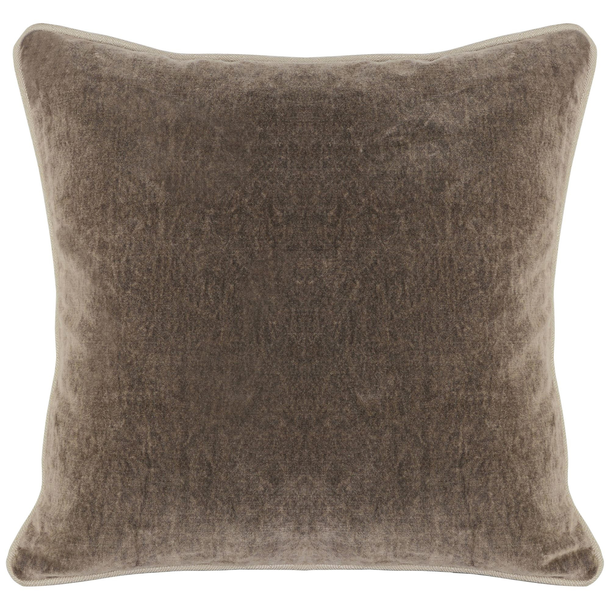 Kosas Home Harriet Velvet 18"x18"Throw Pillow Cover, Brown | Walmart (US)