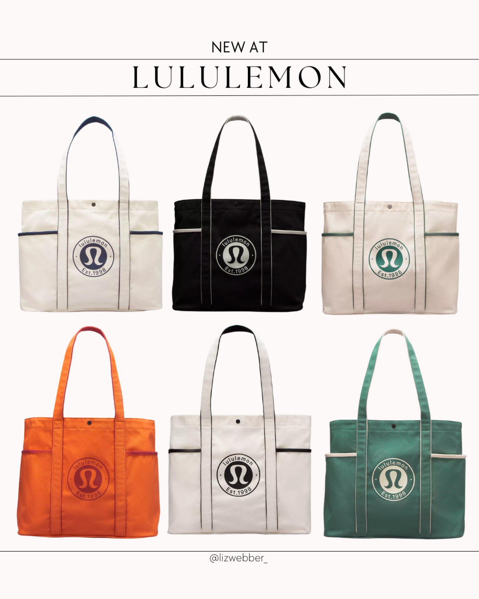 Double-Handle Canvas Tote Bag 19L curated on LTK