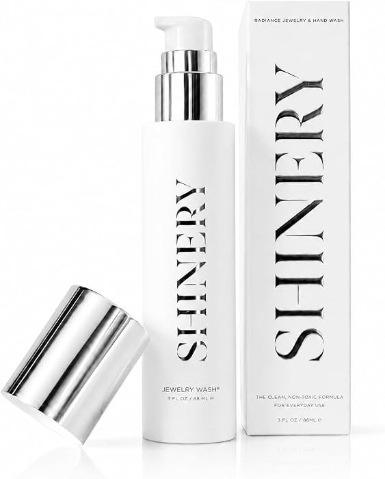 Shinery Jewelry Wash - Jewelry Cleaner Hand Wash Solution, Plant-Based Ring Cleaner Safe All Meta... | Amazon (US)