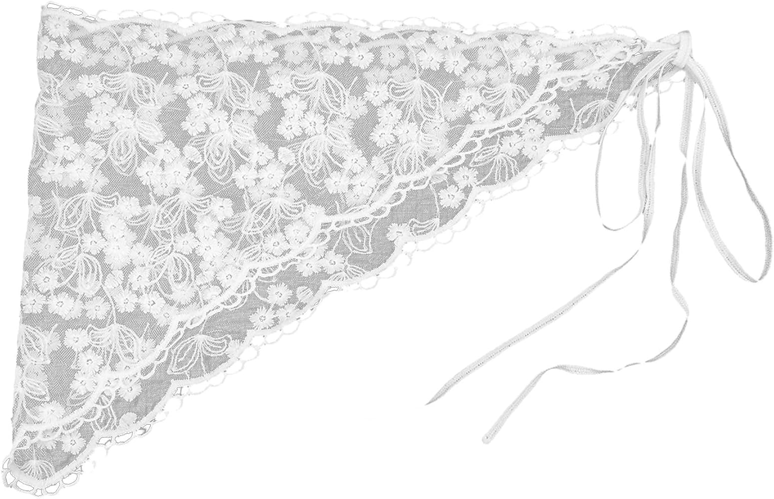 Girls Lace Bandana Balletcore Headscarf Embroidered Bandana Hair Scarf Headwear Turban Balletcore... | Amazon (CA)