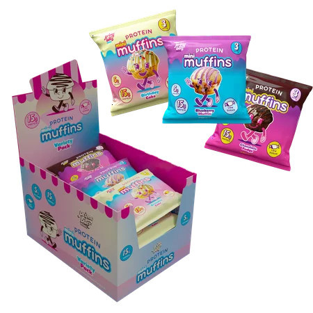 Prime Bites Protein Mini Muffins with 15g Protein and 5g Collagen, Variety Pack, 12 Count | Walmart (US)