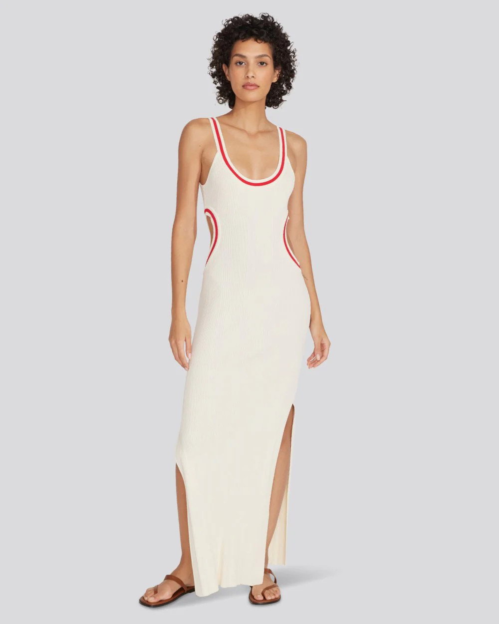 The Lola Dress in Brule Lipstick Red | Solid & Striped
