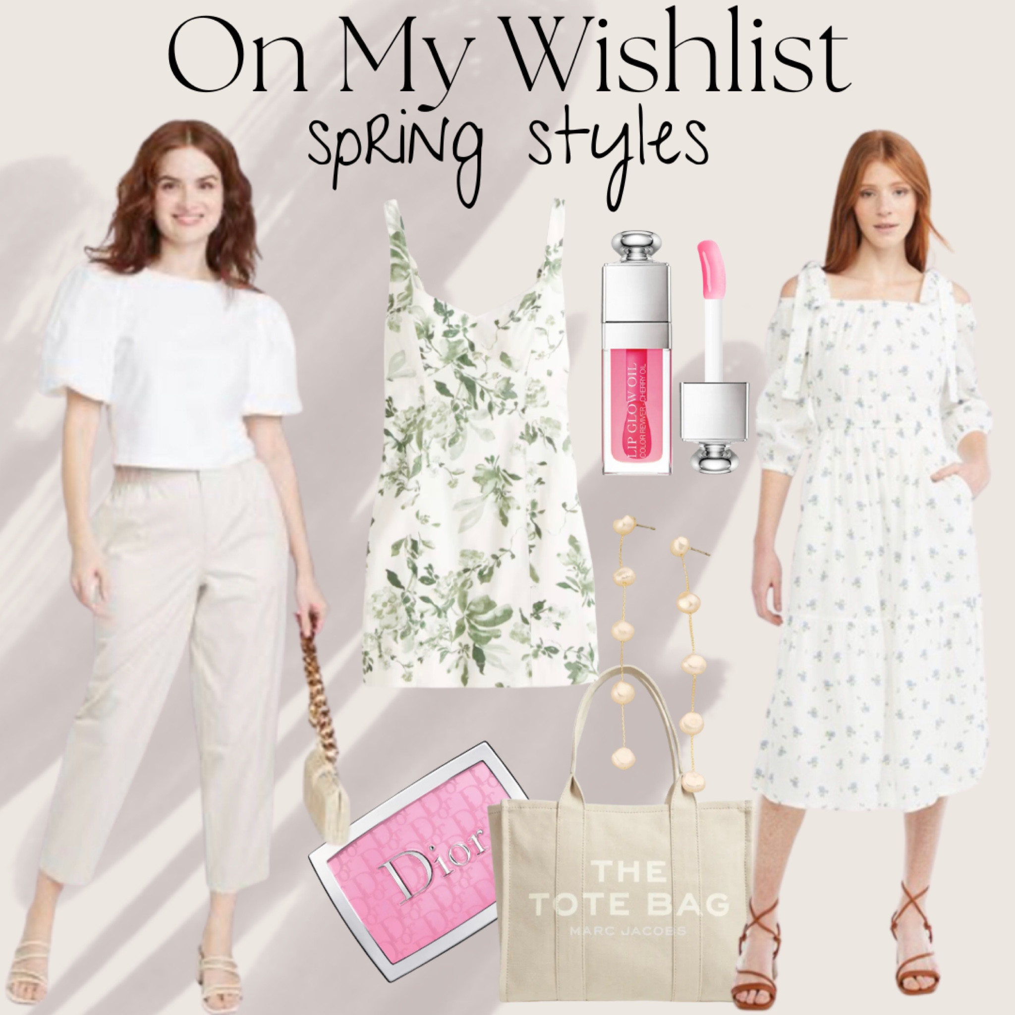 On My Wishlist - Spring Styles

LTKcurves / LTKunder50 / LTKunder100 / LTKsalealert / LTKworkwear / LTKbeauty / LTKitbag / Abercrombie and Fitch / Abercrombie & Fitch / Abercrombie / Abercrombie finds / style guide / style guides / stylish outfit / spring style / spring styles / spring outfit / spring outfits / spring aesthetic / newly added / Walmart / Walmart finds - target / Target style / Target find / Target finds / Dior lip oil / Dior lip glow oil / Dior beauty / Dior / makeup and skincare / makeup spring dress / spring dresses / dress / dresses / earrings / ettika / ettika jewelry / dangly earrings / pearl earrings / white dress / white dresses / it bag / it bags / Marc jacobs / Marc jacobs it bag /sale / sale alert 

#LTKSeasonal #LTKFind #LTKstyletip