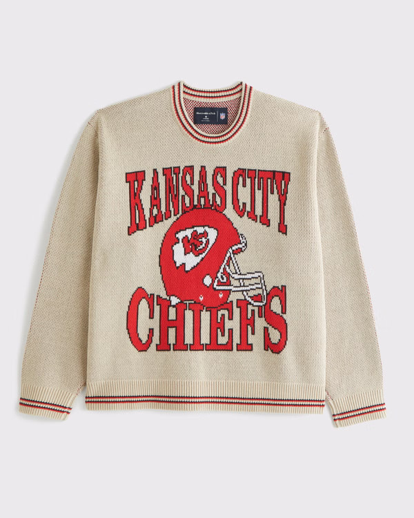 Kansas City Chiefs Crew Sweater | Abercrombie & Fitch (US)
