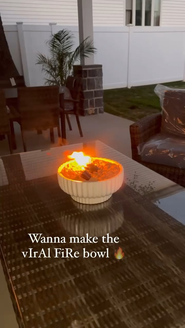 Viral Fire Bowl ft. Walmart Finds!🔥

#LTKHome #LTKSeasonal #LTKVideo