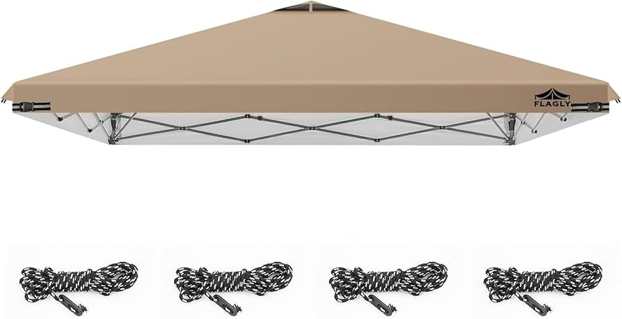 10x10ft Replacement Canopy Top with Air Vent, Waterproof & UV Protection Canopy Tent Top Cover fo... | Amazon (US)