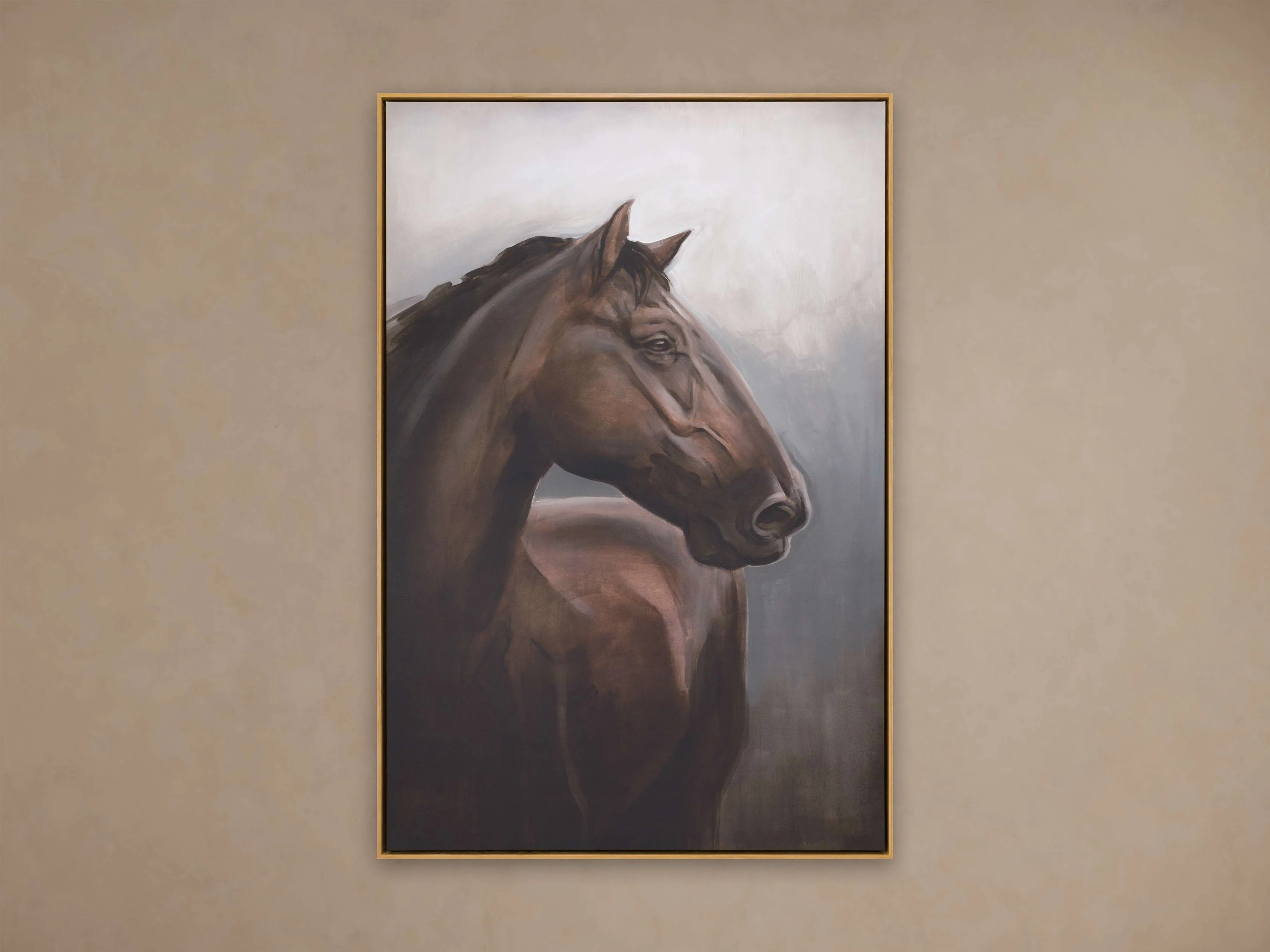 Lone Stallion Framed Print | Arhaus