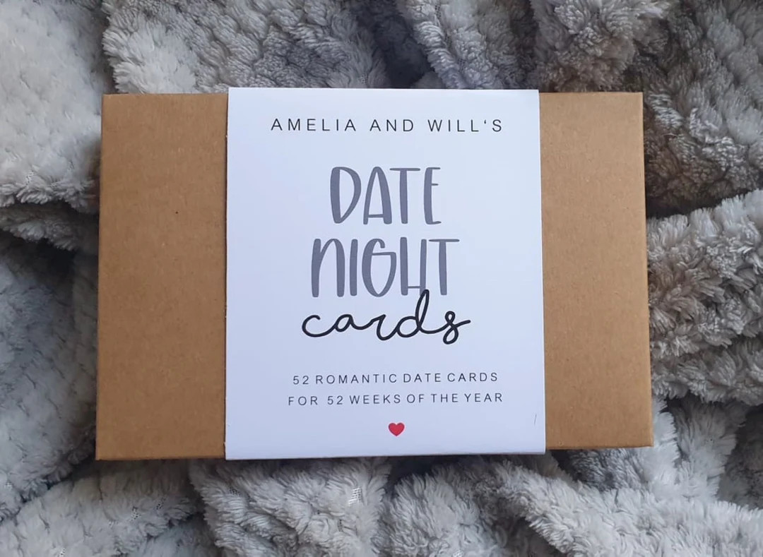 52 Date Cards a Year of Romantic Date Ideas,gift for Her,gift for Him, Anniversary Unique Gift,da... | Etsy (US)