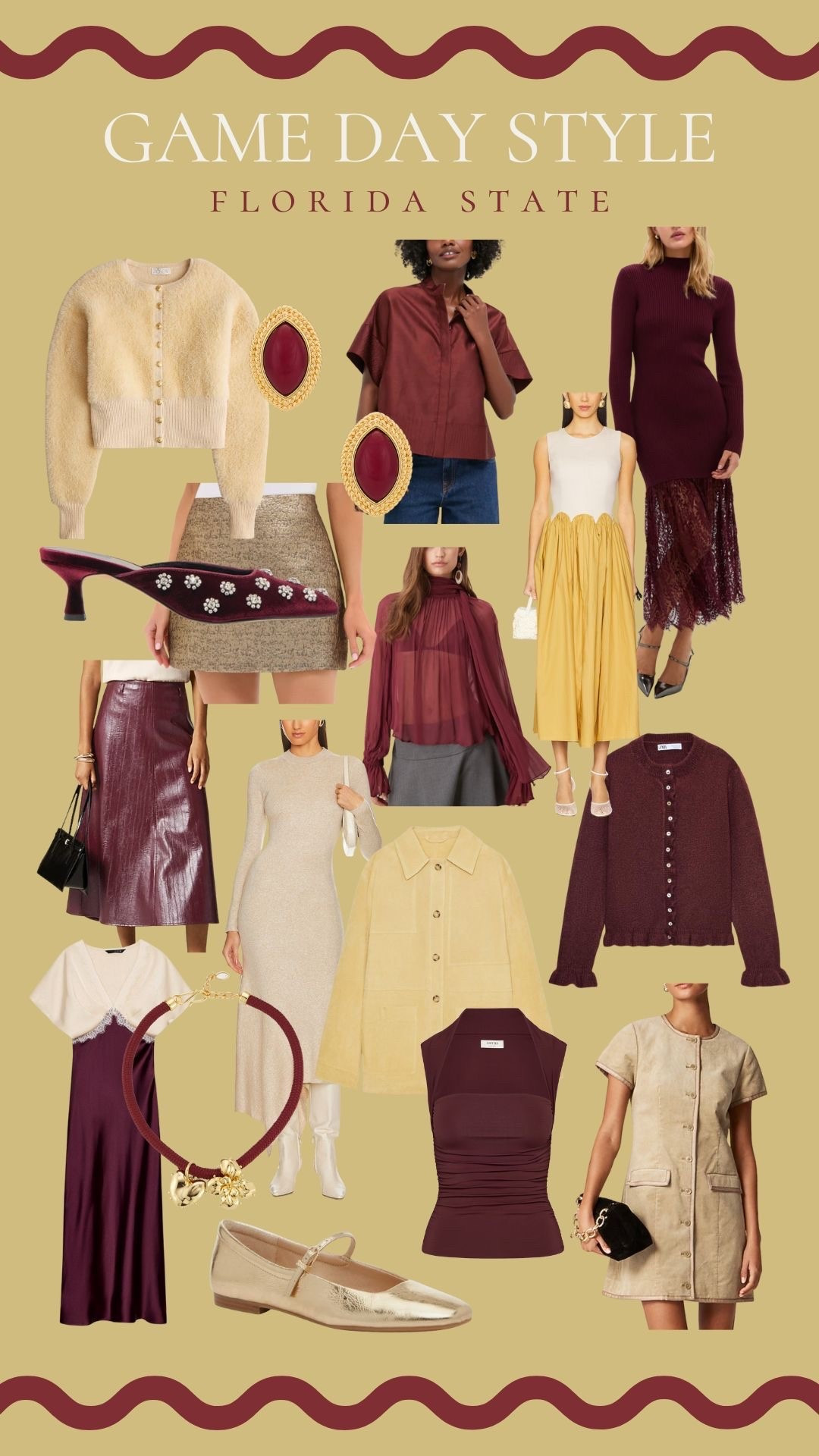 Florida State University game day outfit ideas