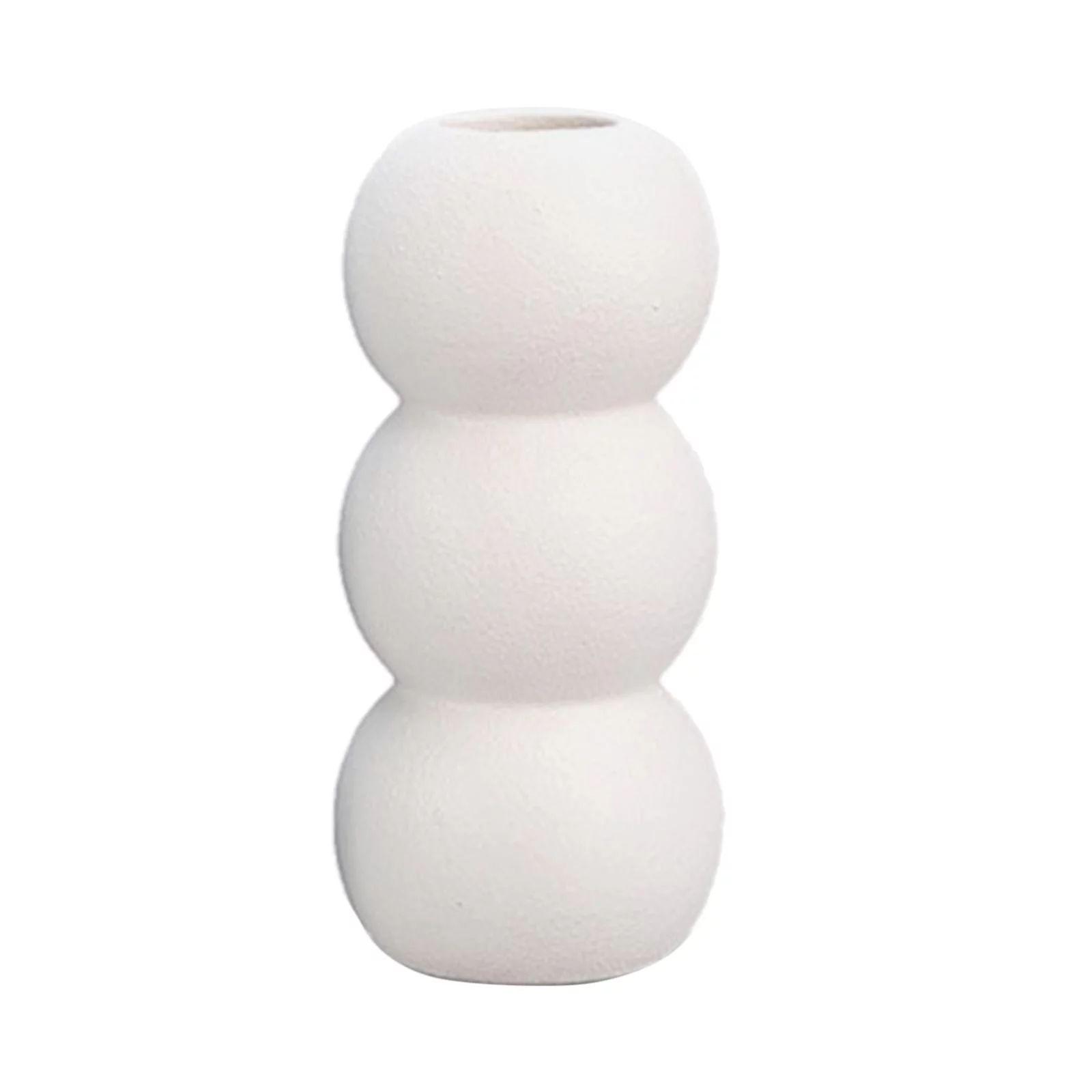 Ceramic Vase Boho Modern Elegant Decorative Vase for Party Cabinet Wedding White - Walmart.com | Walmart (US)