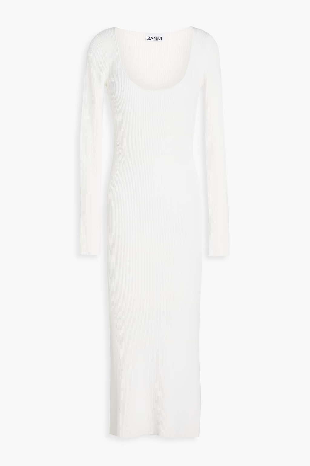 Ribbed-knit midi dress | The Outnet (US and CA)