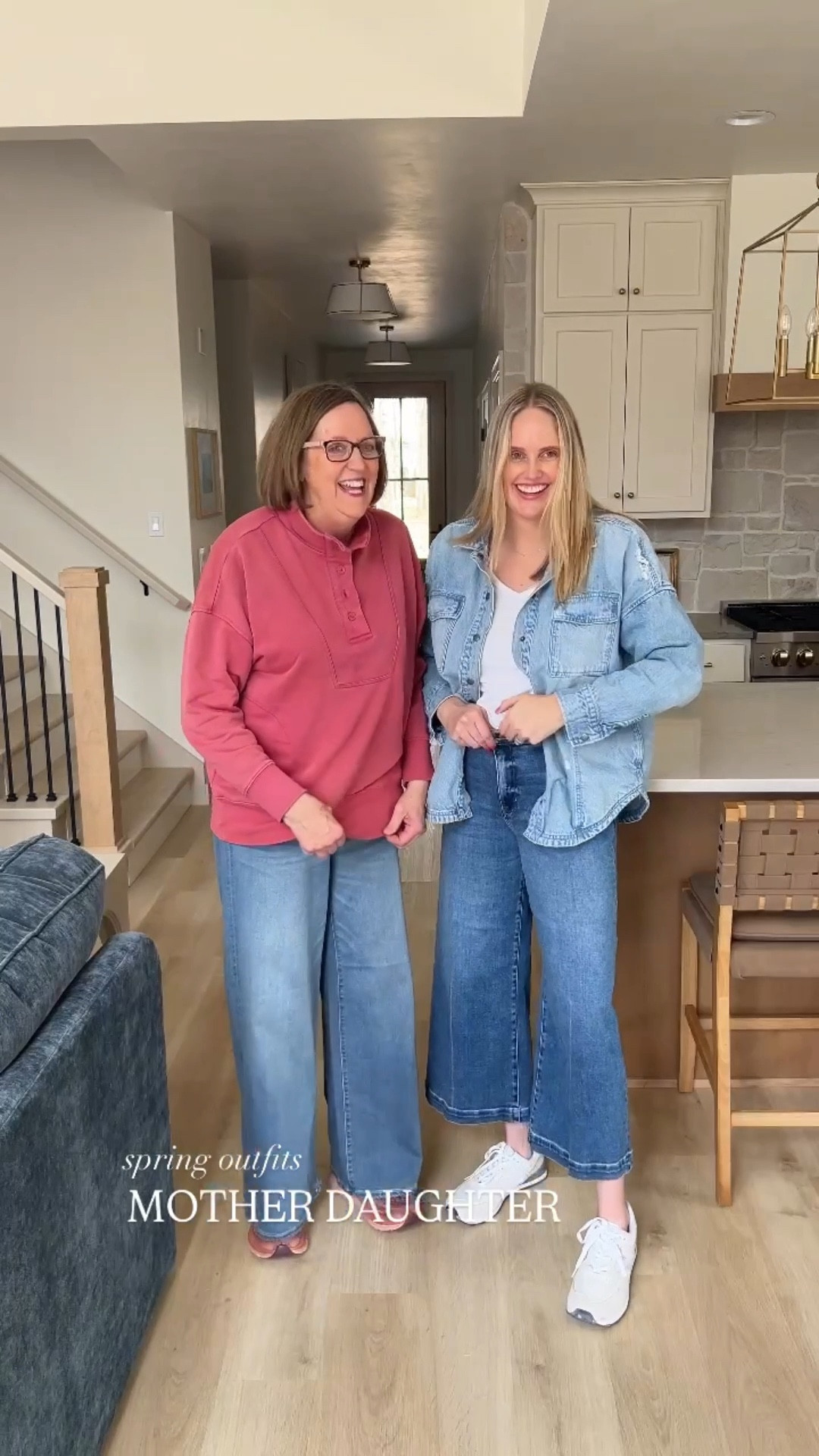 Vici spring outfit haul! Use code TRACYB30 for 30% off anything on their website! 
Stats: size 12/14 size 31 in all denim
Tops: size large 

Denim shown in order:
My mom: Colleti wide leg, Tehla pull on
Me: Shayna cropped, Janis wide leg 

Everything fits TTS 

#LTKStyleTip #LTKMidsize #LTKWatchNow