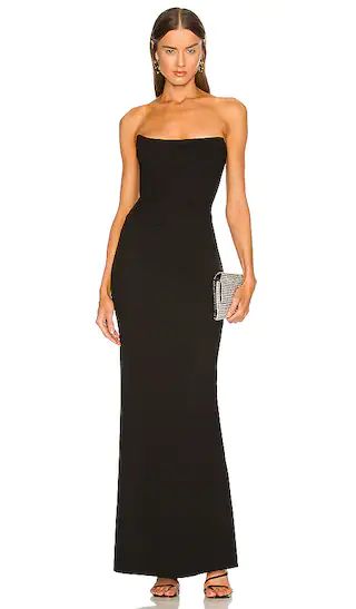 x REVOLVE Briggs Gown in Black | Revolve Clothing (Global)