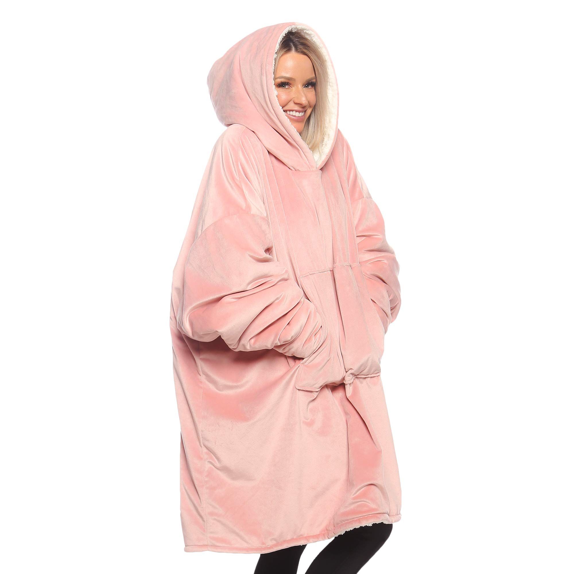 THE COMFY Original| Oversized Microfiber & Sherpa Wearable Blanket, Seen On Shark Tank, One Size Fit | Amazon (US)